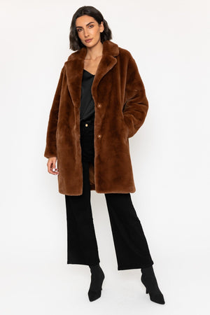 Carraig Donn 25Aw Faux Fur Coat