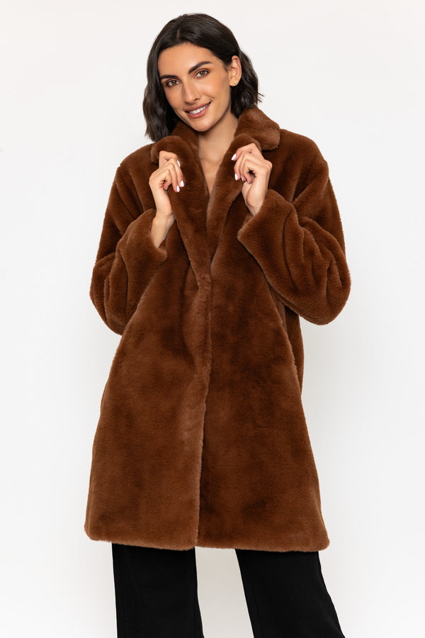 Carraig Donn 25Aw Faux Fur Coat