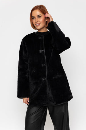 Carraig Donn 25Aw Faux Fur Dbl Faced Coat
