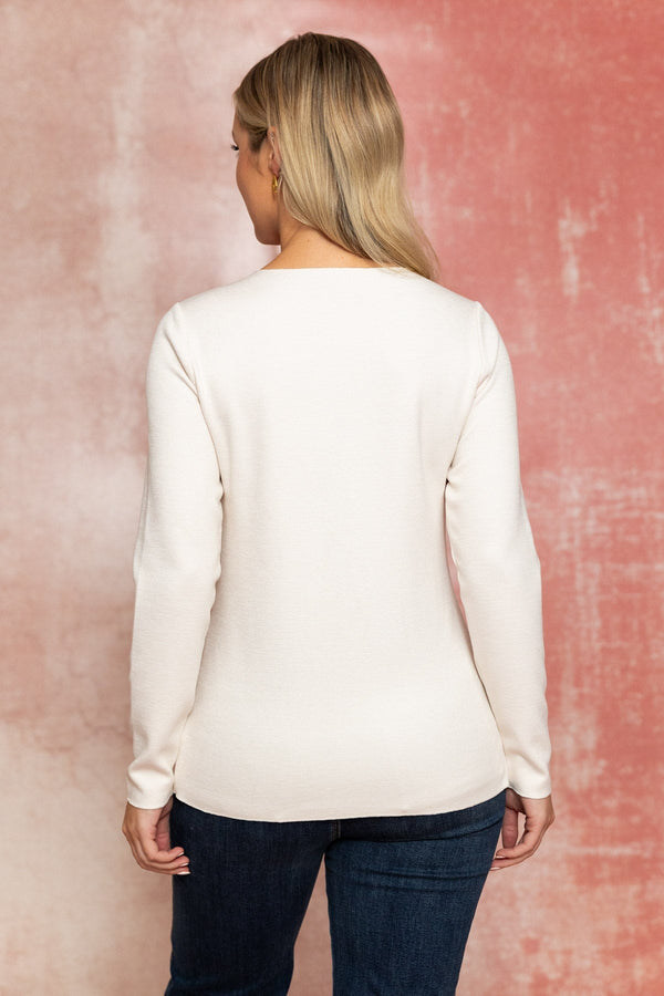 Carraig Donn 25Aw Gold Button Wasited Top Cream