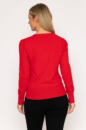 Carraig Donn 25Aw Heart Button Cardigan