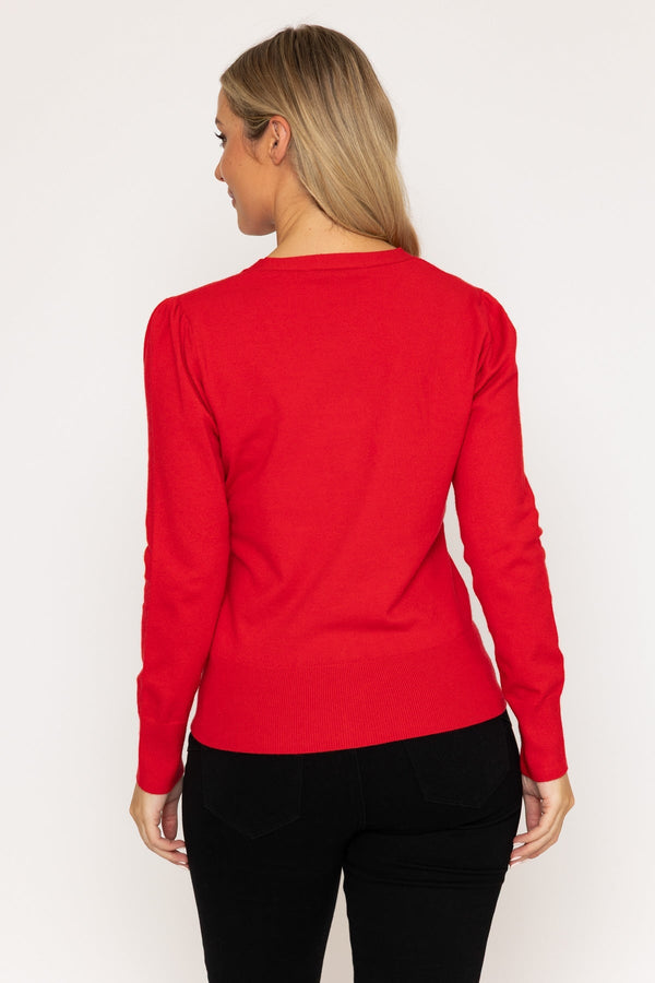 Carraig Donn 25Aw Heart Button Cardigan