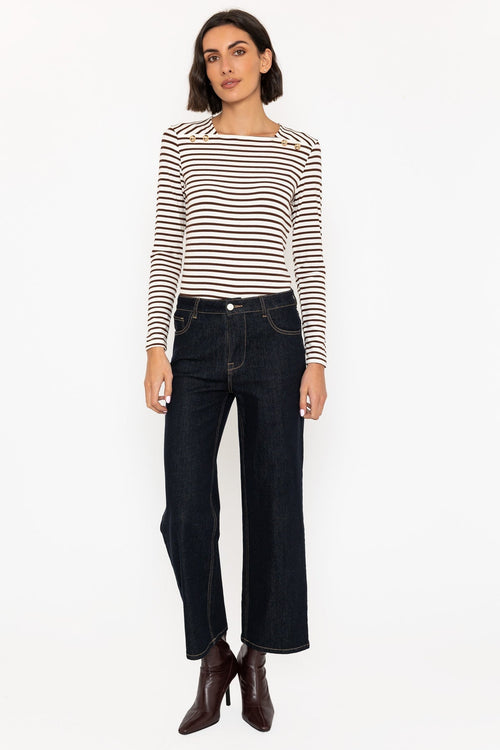 Carraig Donn 25Aw High Waist Wide Leg Jeans