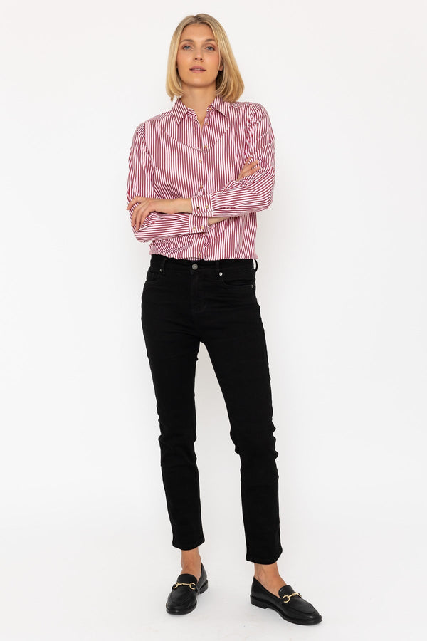 Carraig Donn 25Aw Str Leg Push Up Jeans Black