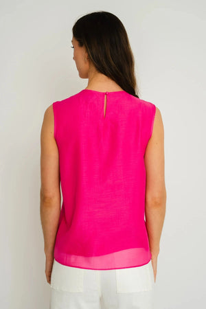 Carraig Donn 25Ss Flower Corsage Top in Pink