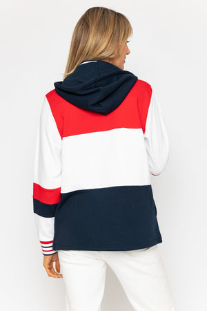 Carraig Donn 26Ss 1/2 Zip Colourblock Sweatshirt With Hood