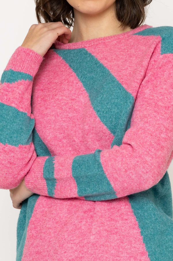 Carraig Donn 26Ss Abstract Knit Crew