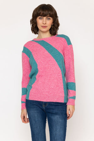 Carraig Donn 26Ss Abstract Knit Crew