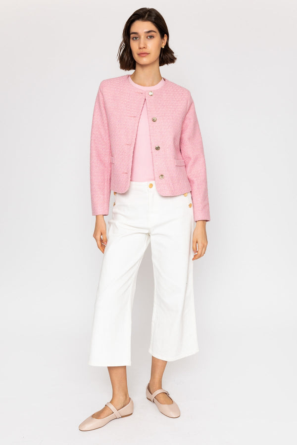 Carraig Donn 26Ss Boucle Jacket Pink
