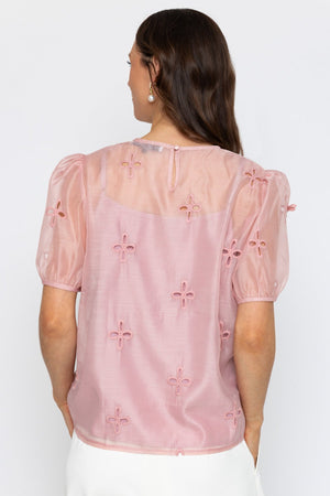 Carraig Donn 26Ss Bow Applique Top