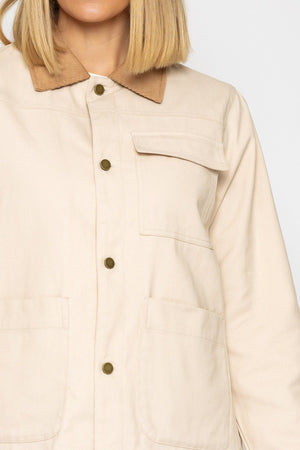 Carraig Donn 26Ss Canvas Shacket Cord Collar