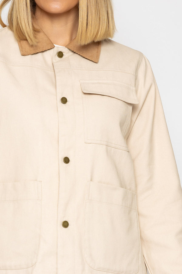 Carraig Donn 26Ss Canvas Shacket Cord Collar