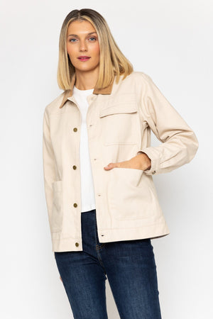 Carraig Donn 26Ss Canvas Shacket Cord Collar
