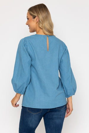 Carraig Donn 26Ss Chambray Top