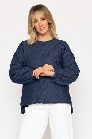 Carraig Donn 26Ss Collarless Quilted Jacket