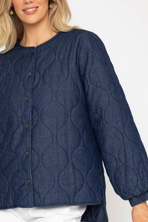 Carraig Donn 26Ss Collarless Quilted Jacket
