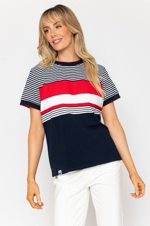 Carraig Donn 26Ss Colourblock Stripe T Shirt