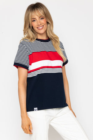 Carraig Donn 26Ss Colourblock Stripe T Shirt