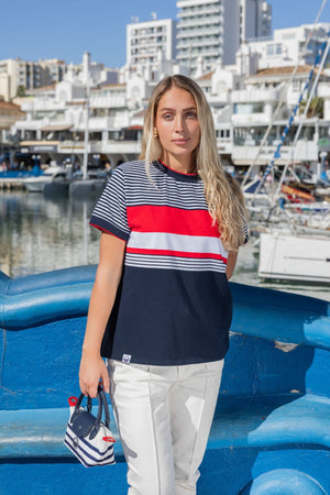 Carraig Donn 26Ss Colourblock Stripe T Shirt