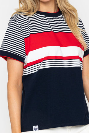 Carraig Donn 26Ss Colourblock Stripe T Shirt