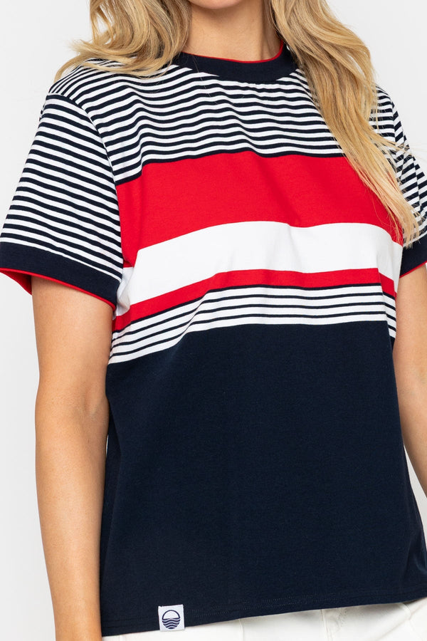 Carraig Donn 26Ss Colourblock Stripe T Shirt