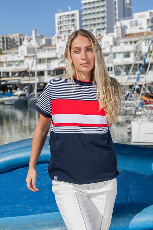 Colourblock Stripe T-Shirt
