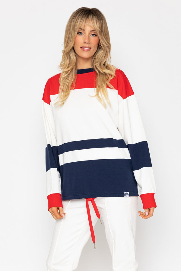 Carraig Donn 26Ss Colourblock Sweatshirt With Drawstring Hem