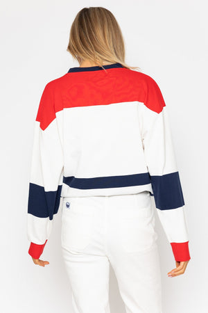 Carraig Donn 26Ss Colourblock Sweatshirt With Drawstring Hem
