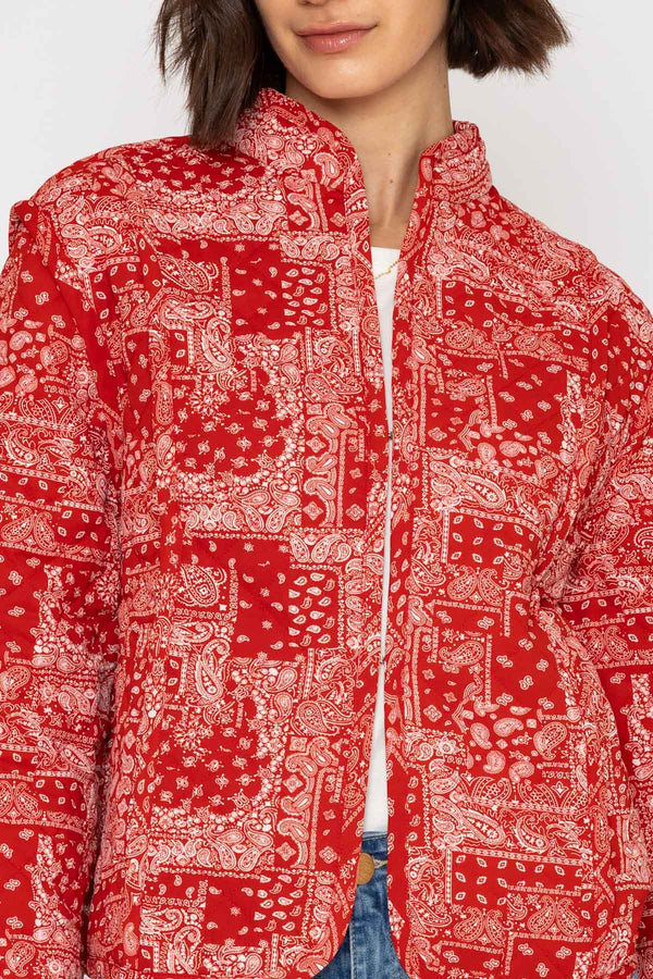 Carraig Donn 26Ss Contrast Printed Jacket
