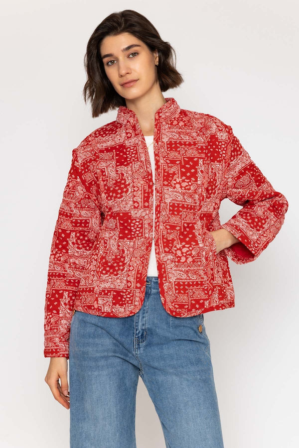 Carraig Donn 26Ss Contrast Printed Jacket