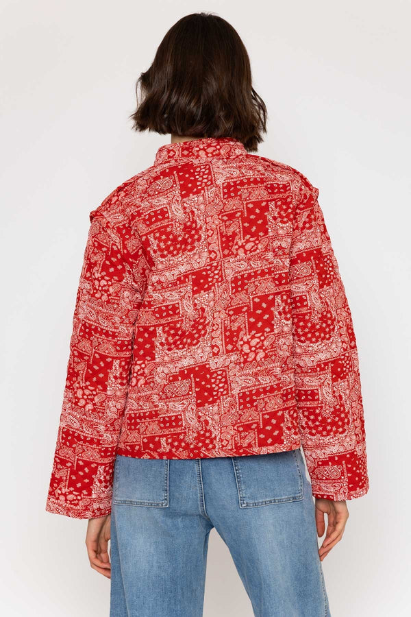 Carraig Donn 26Ss Contrast Printed Jacket