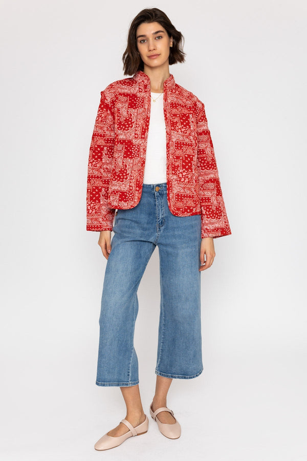 Carraig Donn 26Ss Contrast Printed Jacket