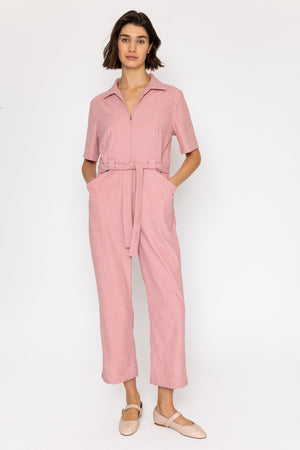 Carraig Donn 26Ss Corduroy Belted Jumpsuit