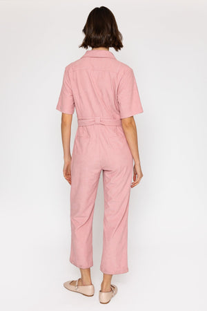 Carraig Donn 26Ss Corduroy Belted Jumpsuit