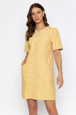 Carraig Donn 26Ss Corduroy Short Sleeve Dress