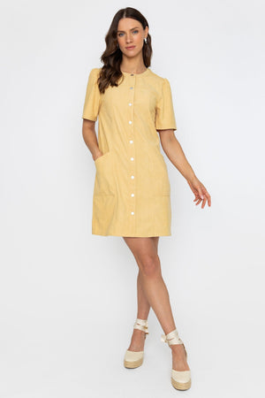 Carraig Donn 26Ss Corduroy Short Sleeve Dress