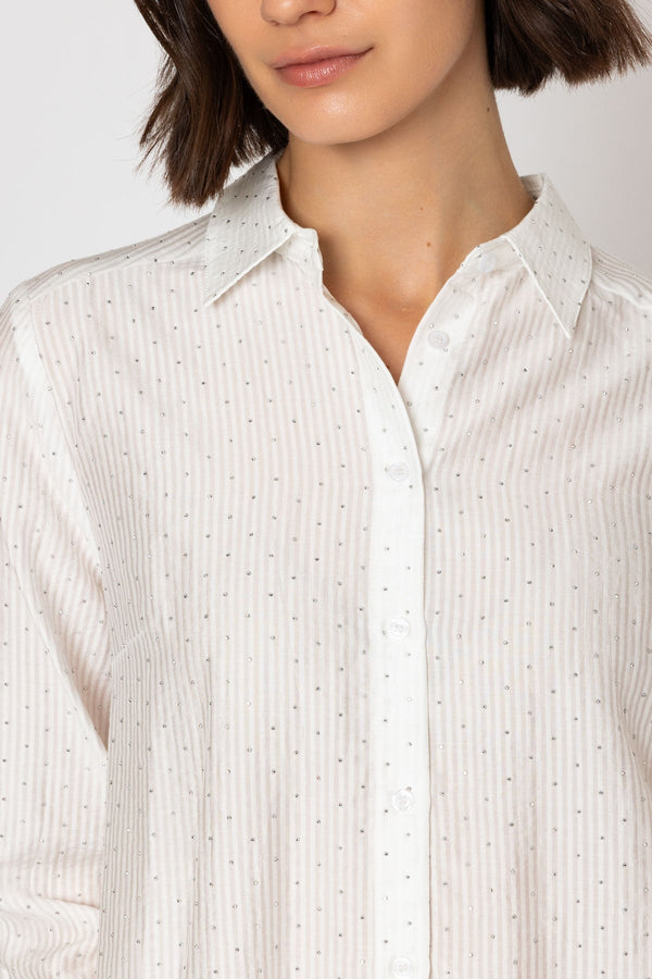 Carraig Donn 26Ss Cotton Blend Stud Shirt