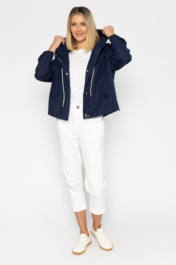 Carraig Donn 26Ss Cropped Parka Navy