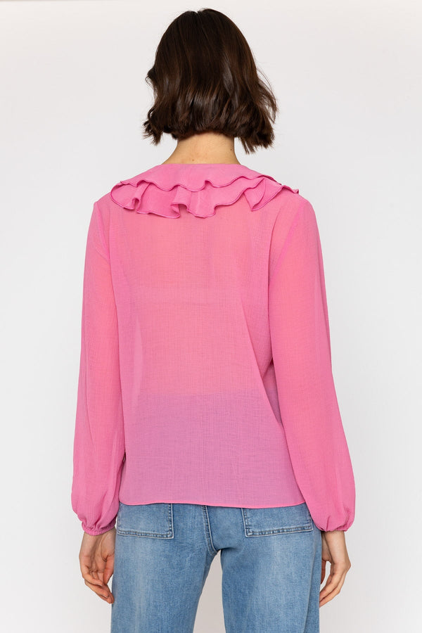 Carraig Donn 26Ss Flounced Blouse Pink