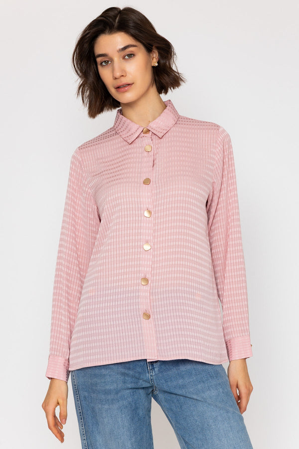 Carraig Donn 26Ss Jacquard Blouse