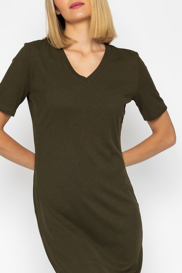 Carraig Donn 26Ss Jersey T-Shirt Dress Khaki