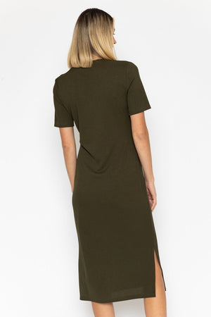 Carraig Donn 26Ss Jersey T-Shirt Dress Khaki