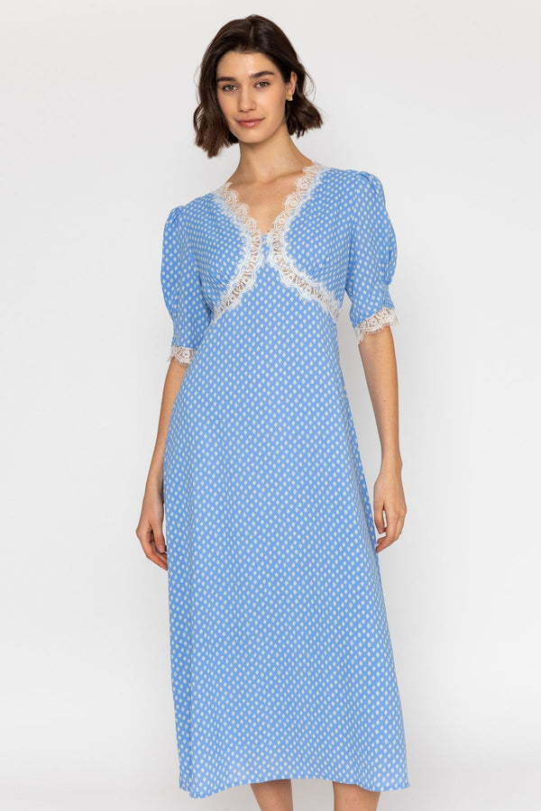 Carraig Donn 26Ss Lace Detail Dress Blue