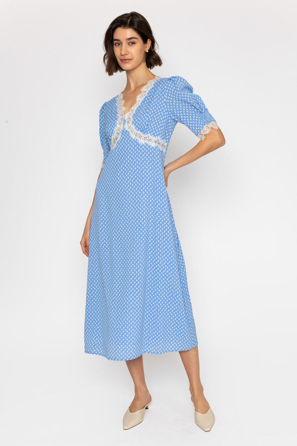 Carraig Donn 26Ss Lace Detail Dress Blue