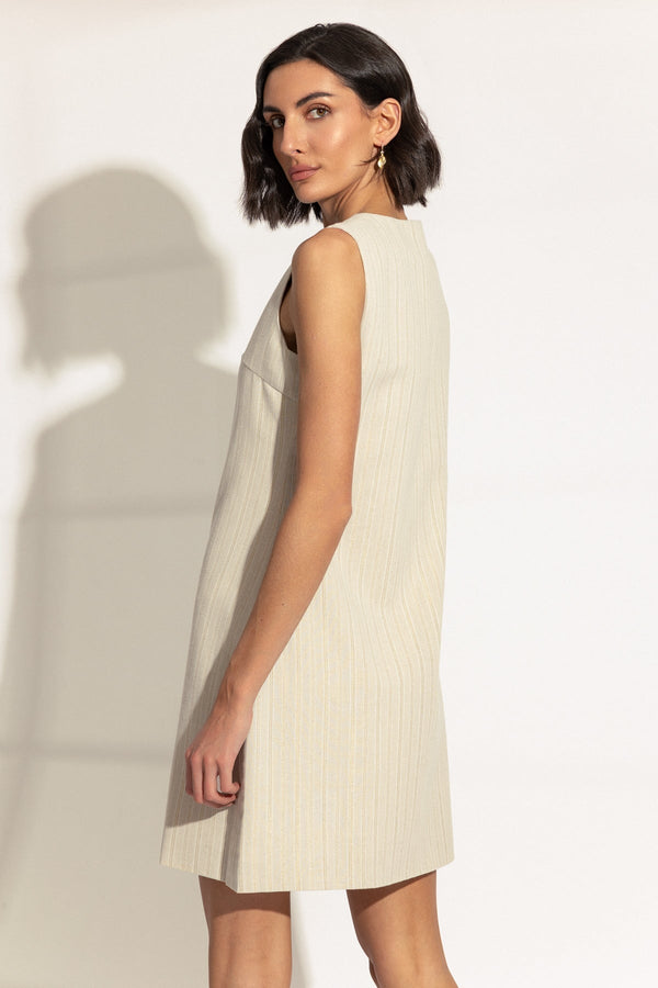 Carraig Donn 26Ss Linen Blend Lurex Dress