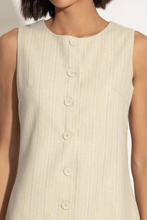 Carraig Donn 26Ss Linen Blend Lurex Dress
