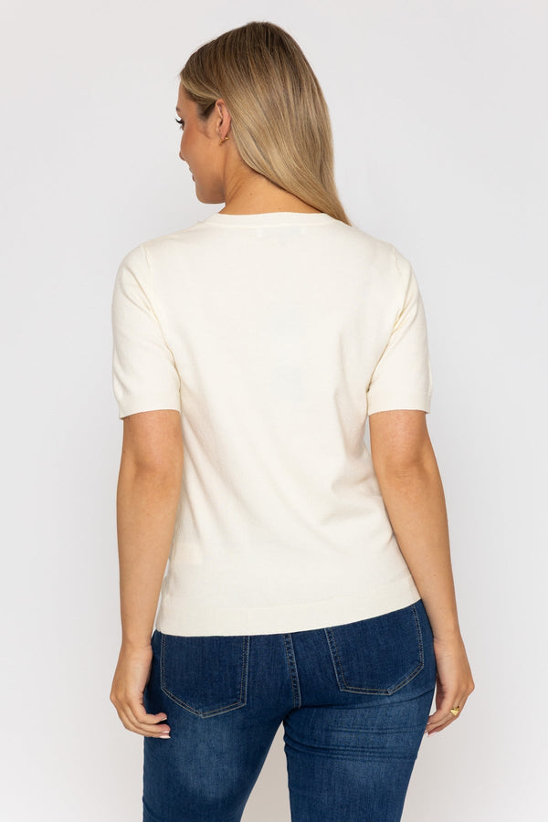 Carraig Donn 26Ss Logo Short Sleeve Knit