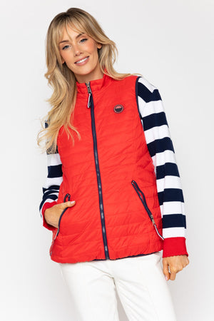 Carraig Donn 26Ss Quilted Gilet With Tape Detail