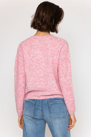 Carraig Donn 26Ss Recycled Yarn Cardi Pink