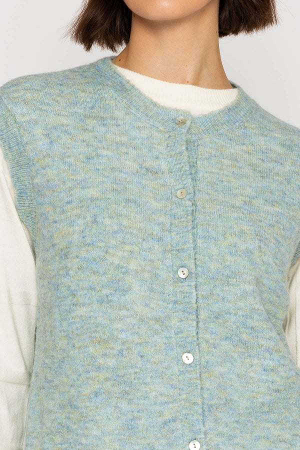 Carraig Donn 26Ss Recycled Yarn Vest Mint